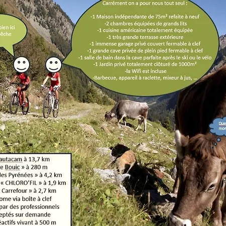 Dom wakacyjny Maison Privee Avec Jardin Chez Marcelle Ayros-Arbouix